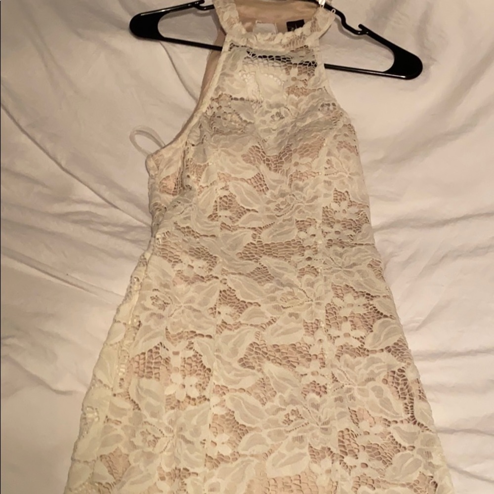 Halter lace dress